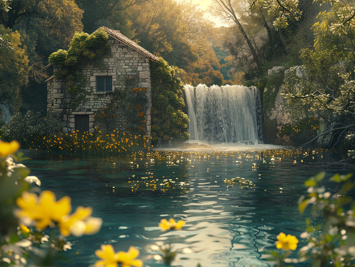 cascade moulin